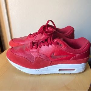 NIKE Air Max 1 Premium “Gym Red” (US 9.5 / EUR 41)